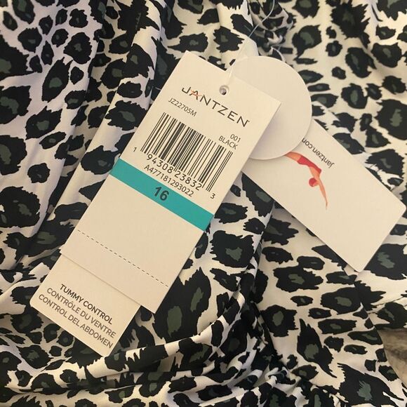 Jantzen Tummy Control Swimsuit Leopard Multiple sizes - Picture 3 of 4